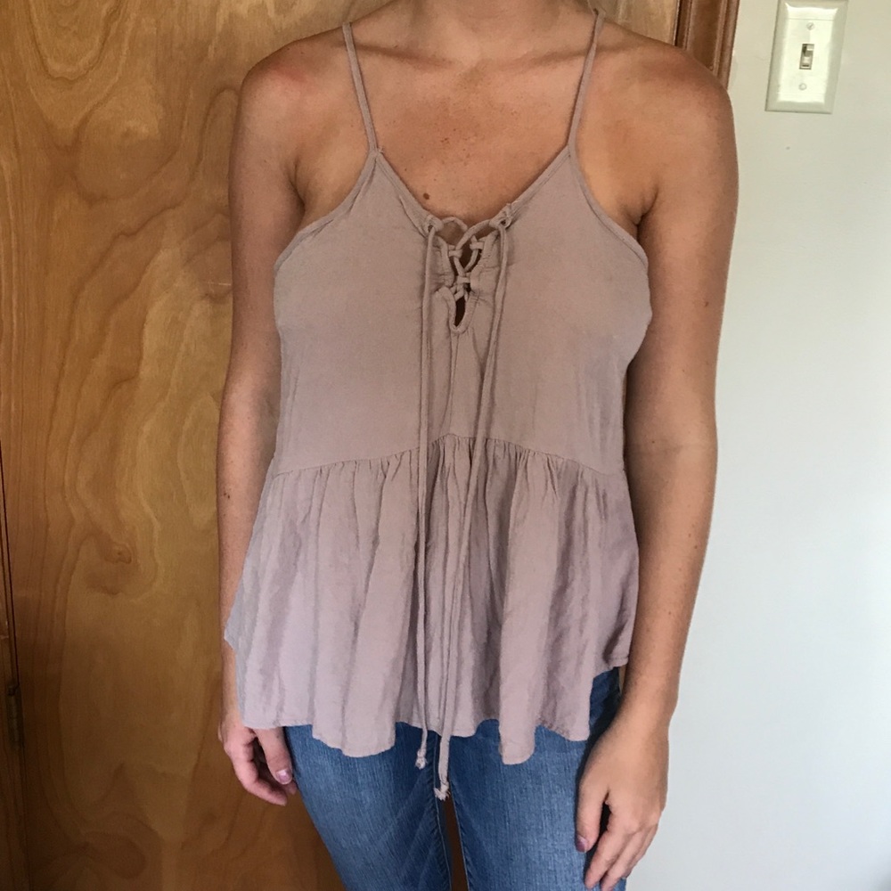 L.A Hearts by Pacsun lace up tank top
